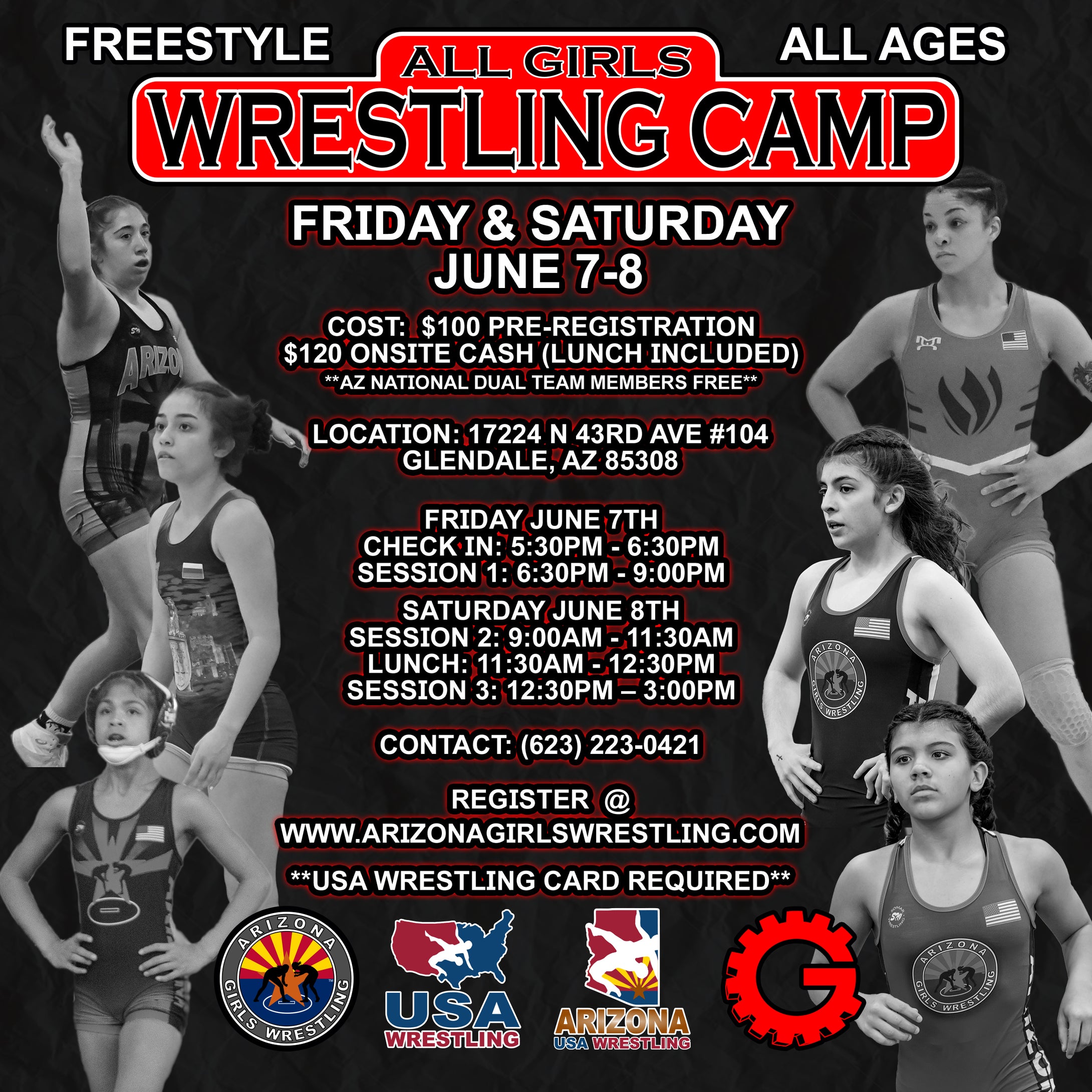 All Girls Freestyle Camp June 7-8