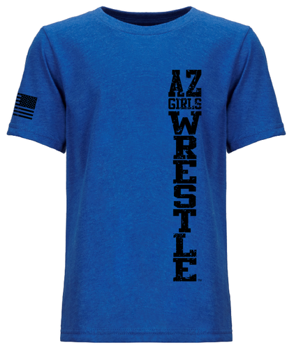 Youth Next Level Tee Royal Stack