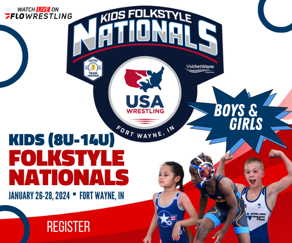 2024 USA Wrestling Kids Folkstyle Nationals (14u and under Boys & Girls)