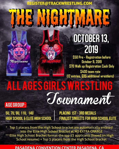 Somar's Nightmare All Girls Wrestling Tournament (INCLUDES REGISTRATION)