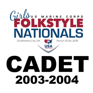 Cadet OKC Folkstyle Nationals Travel Fees