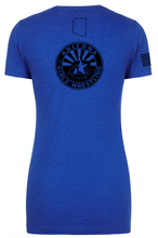 Load image into Gallery viewer, Women&#39;s Next Level Tee Royal Stack